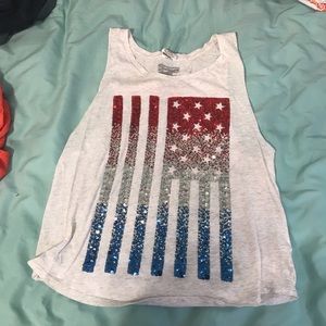 V.S. Pink American flag tank top